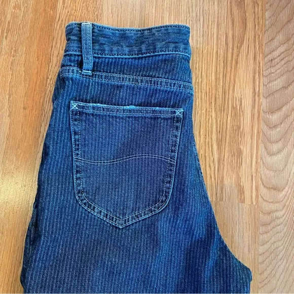 Vintage Style Railroad Lee Wide Leg Jeans - Picture 2 of 8